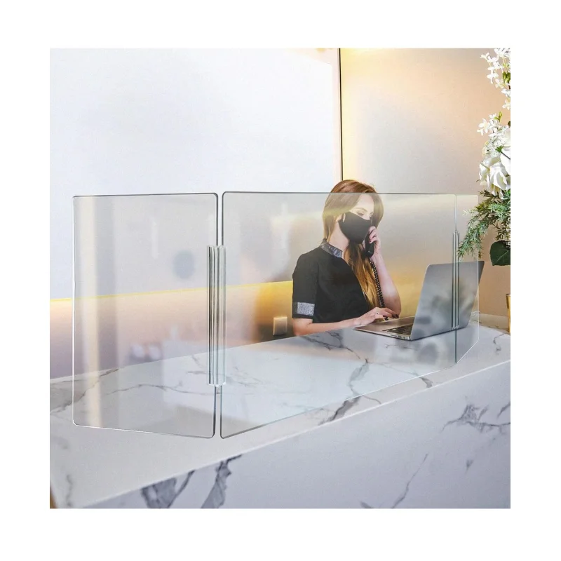 Portable Plexiglass Sneeze Guard