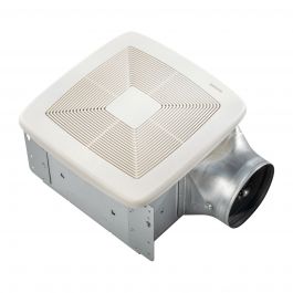 Broan-NuTone QTXEG080 Ventilation Fan W/White Grille 80 CFM 0.3 Sones