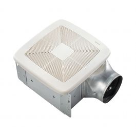 BROAN-NuTone QTXEG110X Ventilation Fan W/White Grille 0.7 Sones 110 CFM