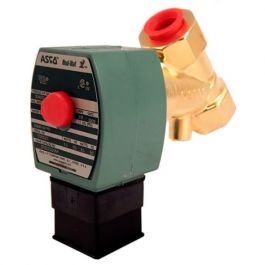 ASCO SC8222G64-24V 3/8" N/C Solenoid Steam Valve 180" PSI 24V