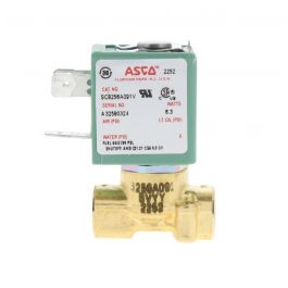 Asco SC8256A091V 1/8" NPT 2-Way N/C Brass Valve