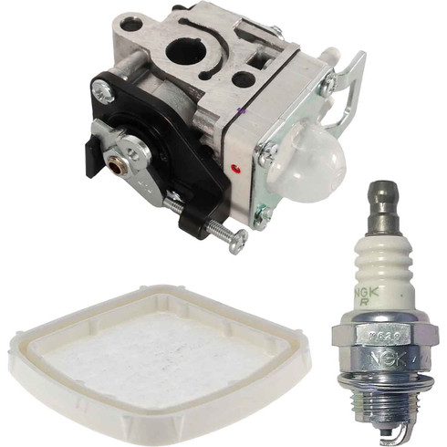 SHI AHS236S-LW COMPLETE CARBURETOR AIR-OIL FILTERS SPARK PLUG KIT