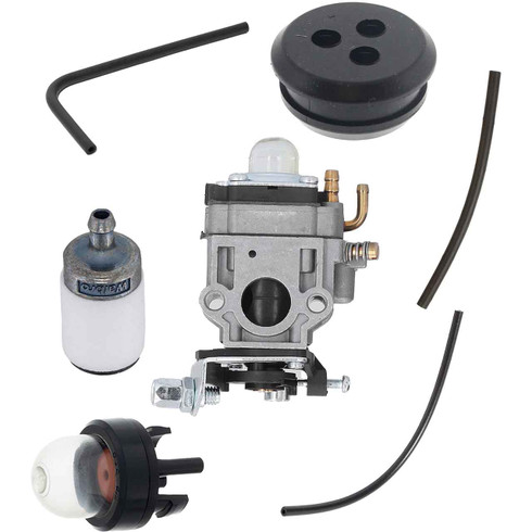 SHI EB790RT COMPLETE CARBURETOR FUEL FILTER-GROMMET-LINES PRIMER BULB KIT