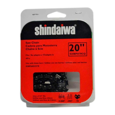 S20BPX78CQ 20 ProAm Double Guard Chain SHINDAIWA Genuine OEM Part