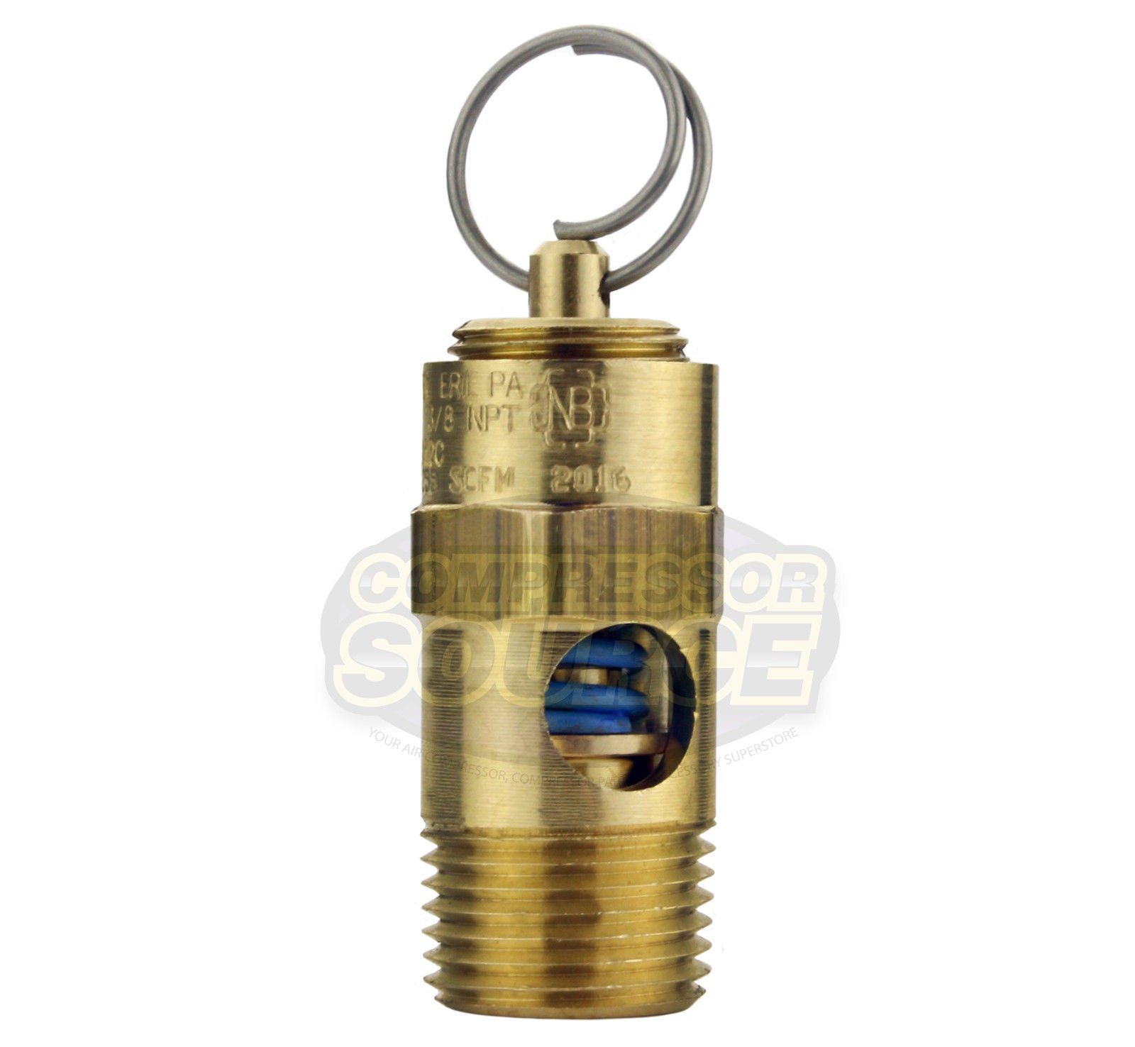 300 PSI 3/8" MNPT Pressure Relief Safety Pop Off Valve SRV250