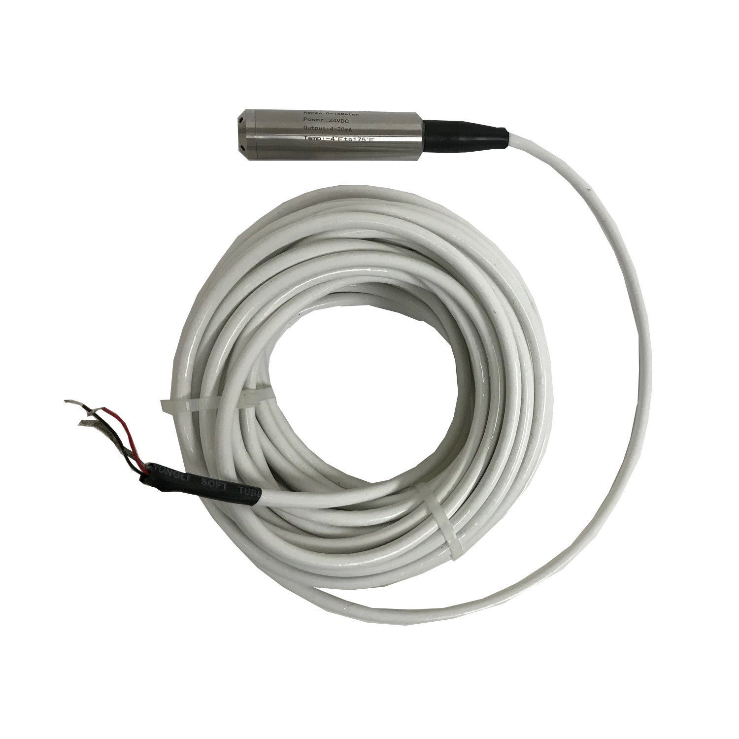 Submersible Pressure Transducer, High Accuracy, 316L SS, 24 VDC, 4~20 mA, PTFE Cable