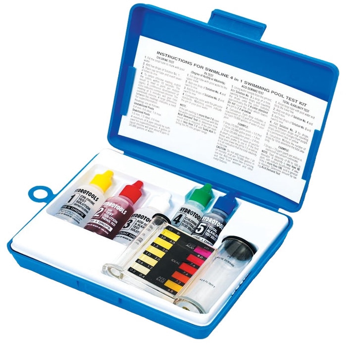 Swimline Hydrotools 4-in-1 Pool Test Kit