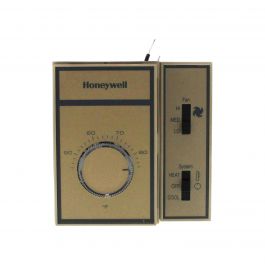 Honeywell T6069A4010 2-Pipe Fan Coil Thermostat Manual Heat/Cool Changeover 120-277 VAC