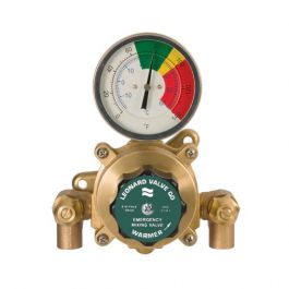 Leonard Valve TA-300-LF-CP 1/2"X1/2" Eye/Face Wash Unit Chrome Plated