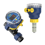 ICON TIP-P-S Insertion Paddle Flow Meter, 6"-24" Pipe Size, Flow Rate + Flow Total, Pulse