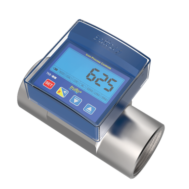 ICON TK3B-25-SS Battery Operated SS Paddle Flow Meter, 1" Connection, 2.5-79 GPM