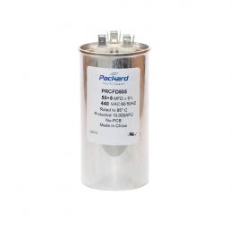 Packard TRCFD505 Round Run Capacitor 50+5 MFD 440/370V