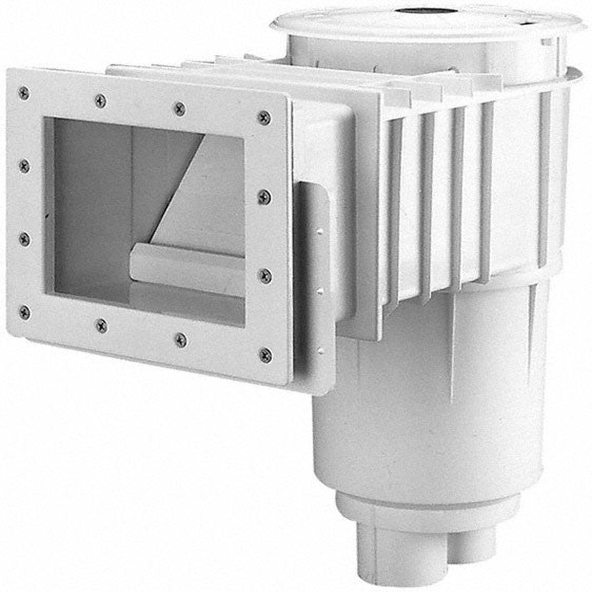 U-3 Skimmer 2 Inch Slip Vinyl Skimmer 1-1/2 Inch Slip Reducer - ABS White/Tan