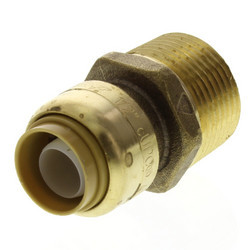 Sharkbite Pex Fitting, 1/2'' Sharkbite x 3/4'' MNPT Reducing Connector, Lead Free