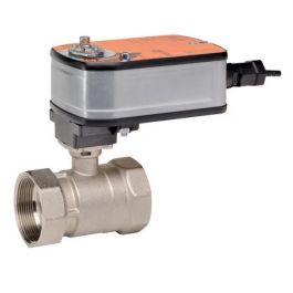 Honeywell VBN2AESA1001 2-Way Control Ball Valve Floating NSR 1/2" NPT 1.3 Cv 24V