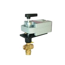 Honeywell VBN3ELPX9400 1.5" S/R 3-Way 2-Position Control Ball Valve W/Auxiliary Switch 120/240V