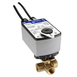 Johnson Controls VG1841BL+923GGB 3-Way Solenoid Ball Valve S/R Proportional 3/4" NPT 7.4Cv 24V