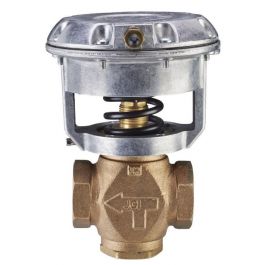 Johnson Controls VG7441ET+3008B 1/2" 2-Way Brass Valve N/C 1.8Cv 3-6 PSI