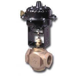 Johnson Controls VG7443NT+822E00 1" Globe Valve N/C SS 9-13 PSI 11.6Cv 1/2"Stroke