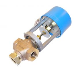 Johnson Controls VG7842LT+7150G 3/4" 3-Way Mixing Globe Valve 7.3Cv 24V/3-Wire Incremental